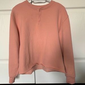 Aritzia TNA Fleece Crewneck